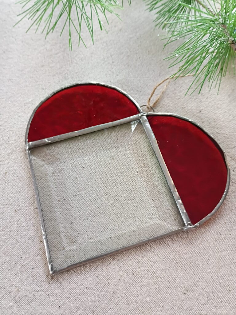 Heart bevel suncatcher
