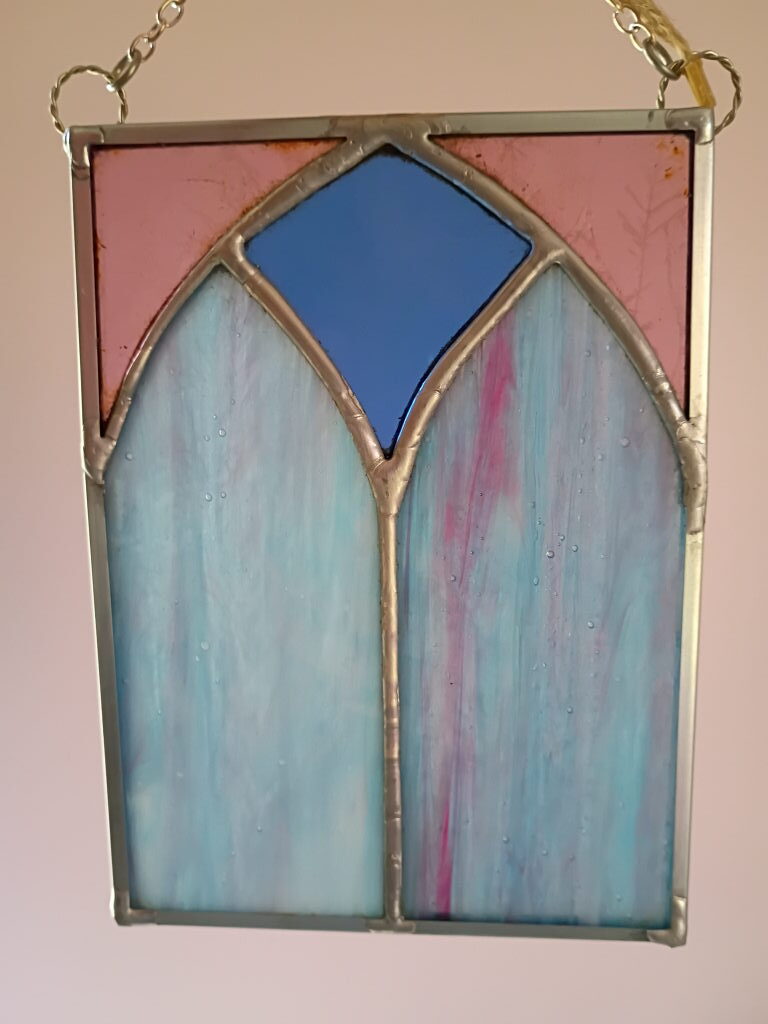 Church Window mini panel, 5 x 7